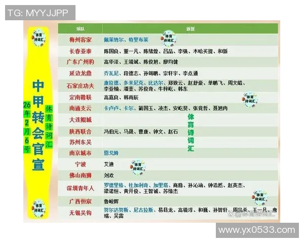 中超球队冬季转会窗口引援汇总及分析全面解读